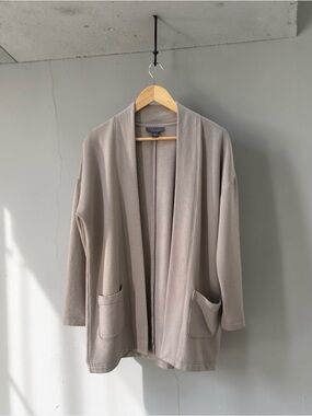 Free Fly Women’s Open-Front Taupe Cardigan Sweater! XL